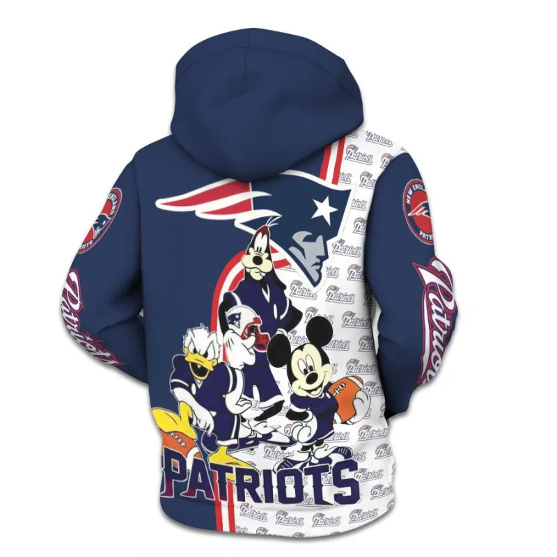 New England Patriots Hoodie Back