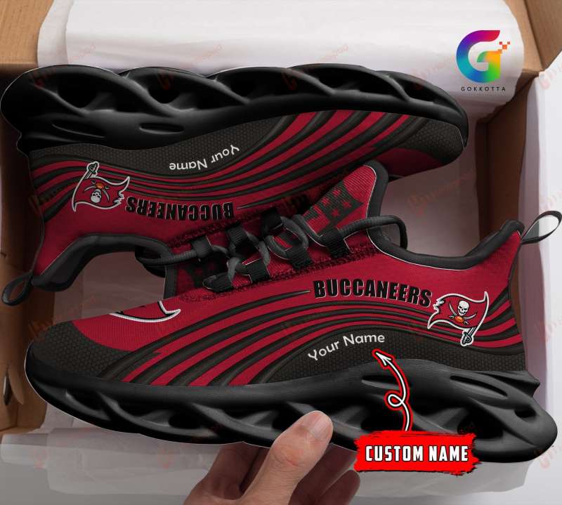 Tampa Bay Buccaneers Personalized Yezy Running Sneakers