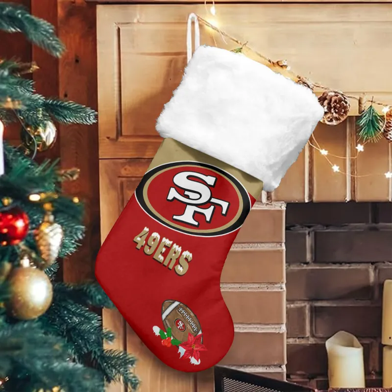 San Francisco 49ers Christmas Socks