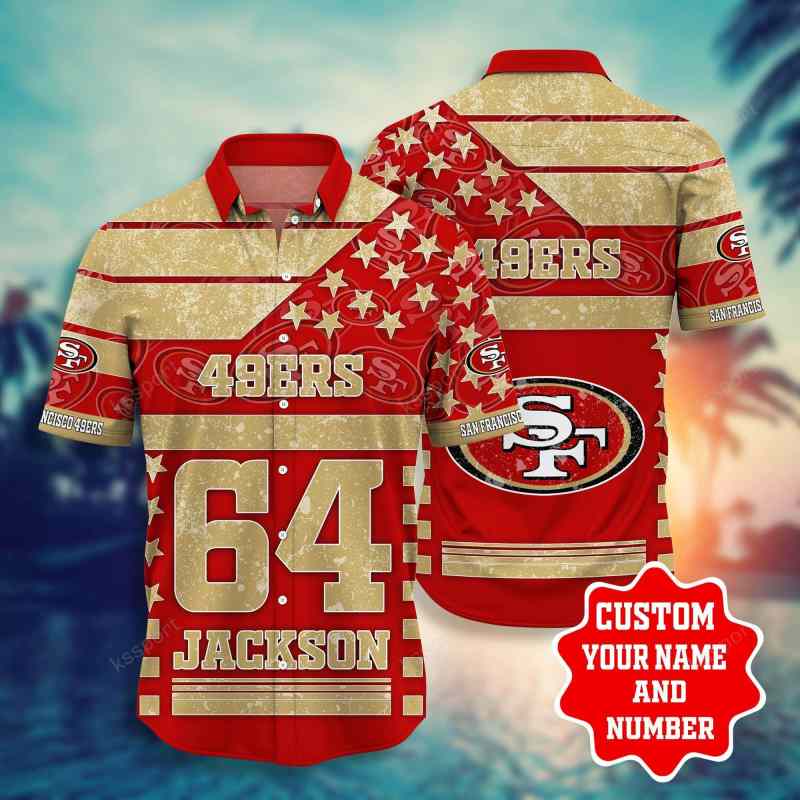San Francisco 49ers Personalized Shirt and Shorts
