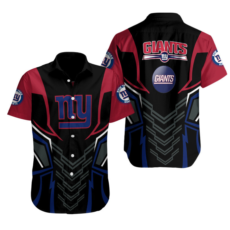 New York Giants Button Shirt Sizing Chart