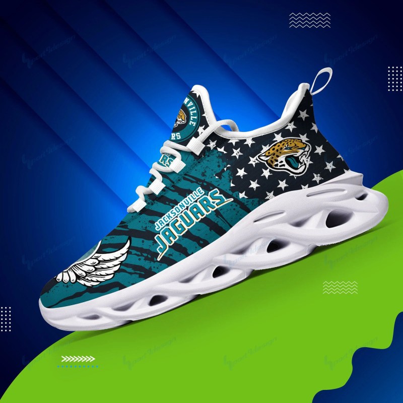 Jacksonville Jaguars Yezy Running Sneakers