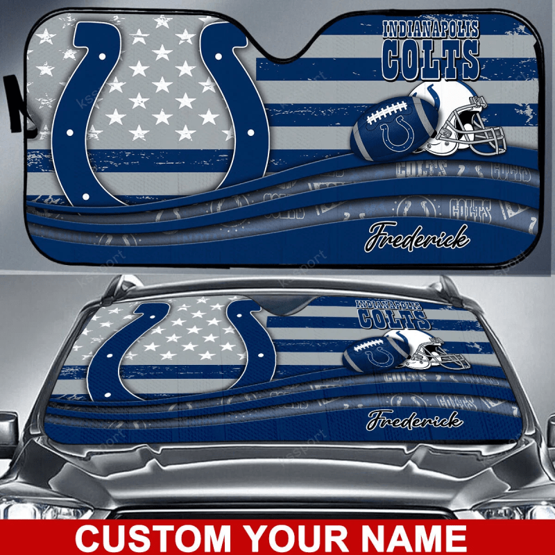 Indianapolis Colts Personalized Auto Sun Shade