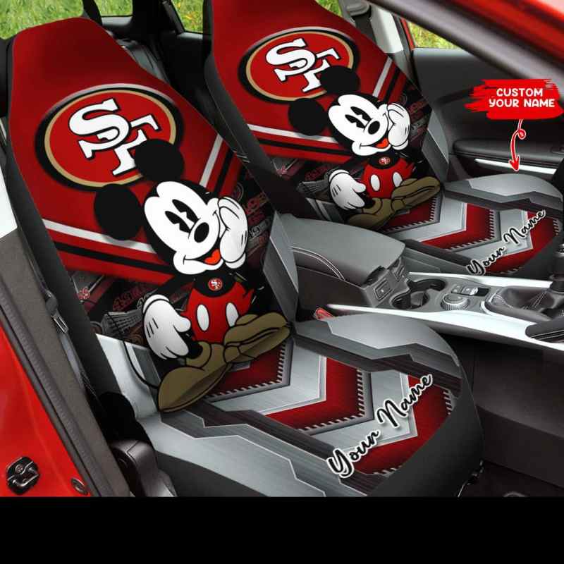 San Francisco 49ers Personalized Car Seat Covers