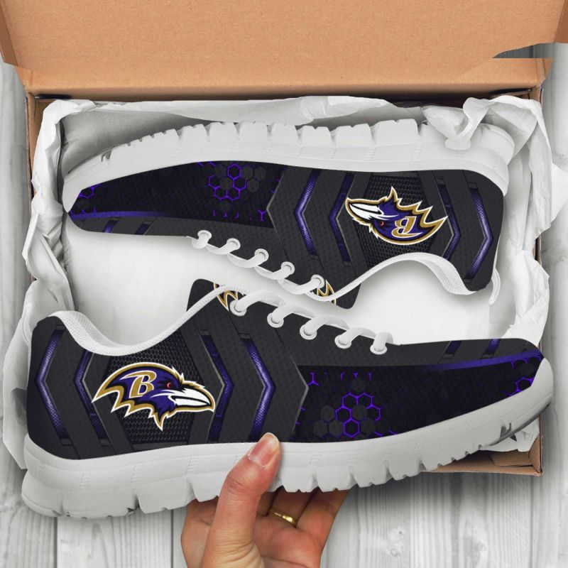Baltimore Ravens Sneakers Front View