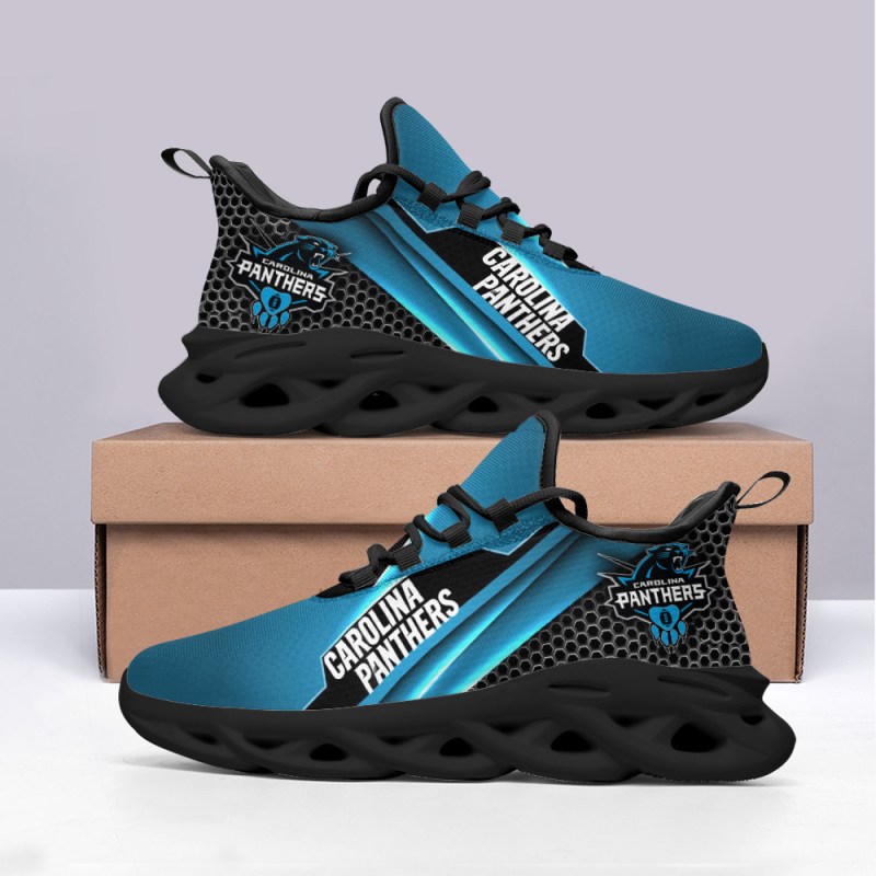 Carolina Panthers Yezy Running Sneakers