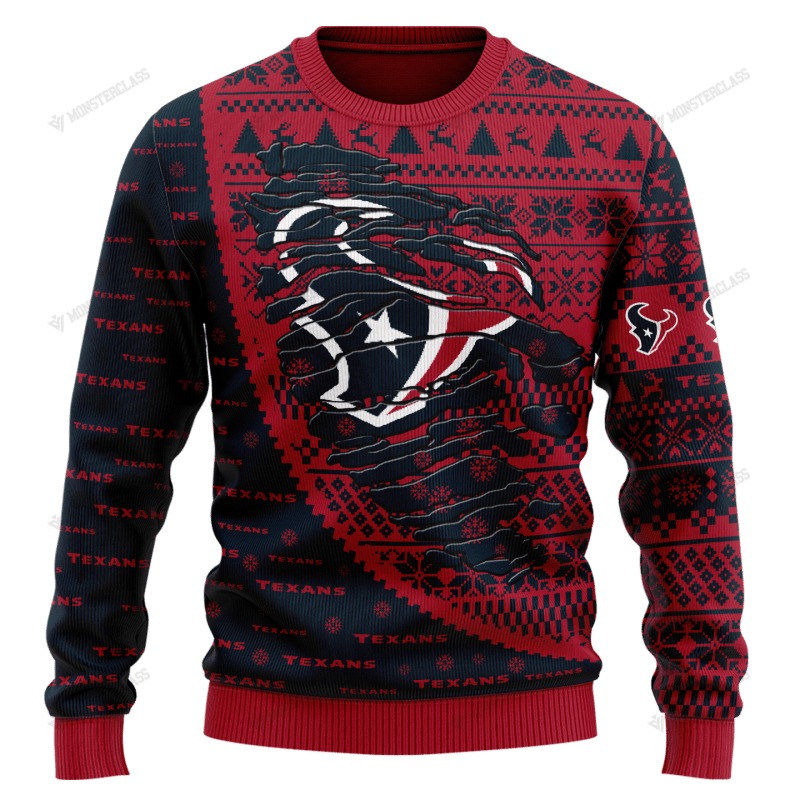 Houston Texans Woolen Sweater 135 Front View