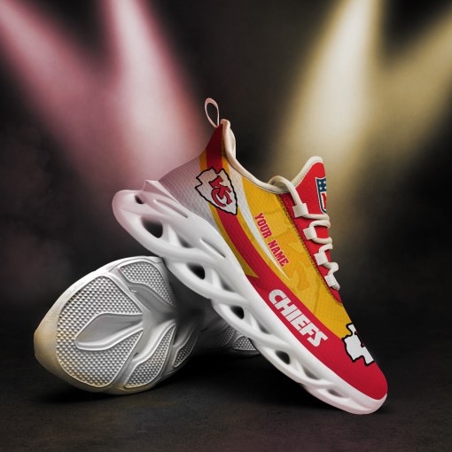 Kansas City Chiefs Personalized Yezy Running Sneakers