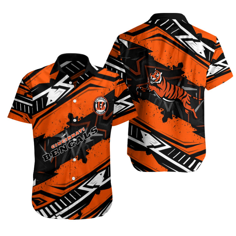 Sizing Chart for Cincinnati Bengals Button Shirts BG546