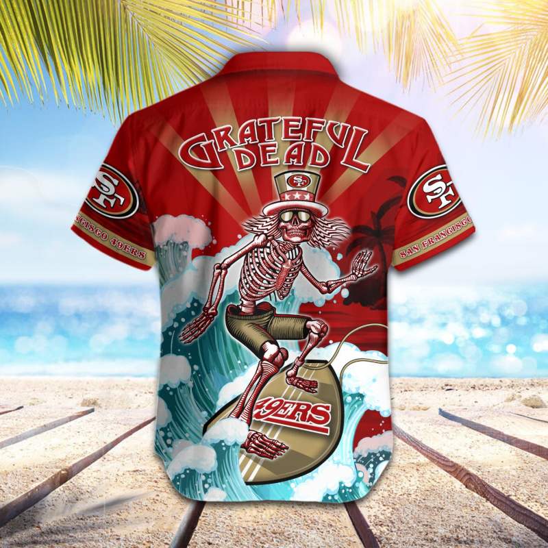 San Francisco 49ers Button Shirt Sizing Chart