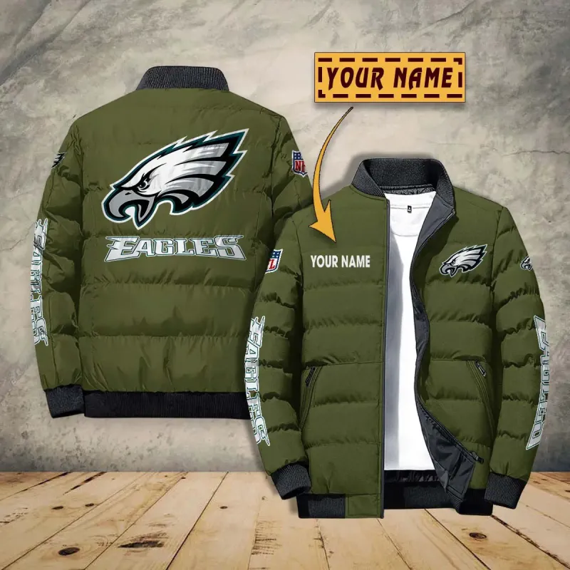 Philadelphia Eagles Puffer Jacket Image 1