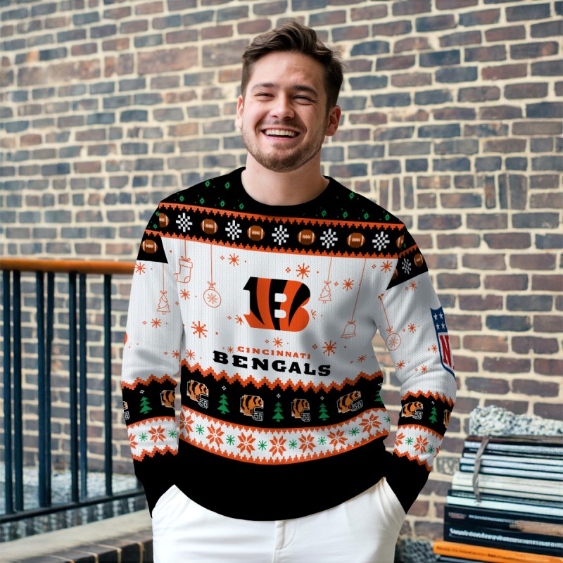 Cincinnati Bengals Premium Ugly Christmas Sweater