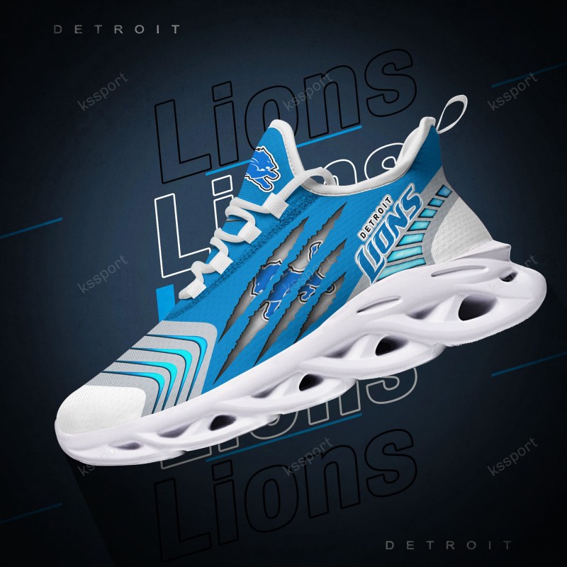 Detroit Lions Yezy Running Sneakers