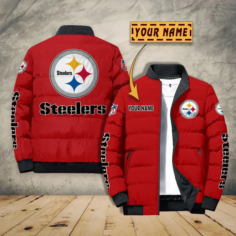 Warm Winter Jacket for Steelers Fans