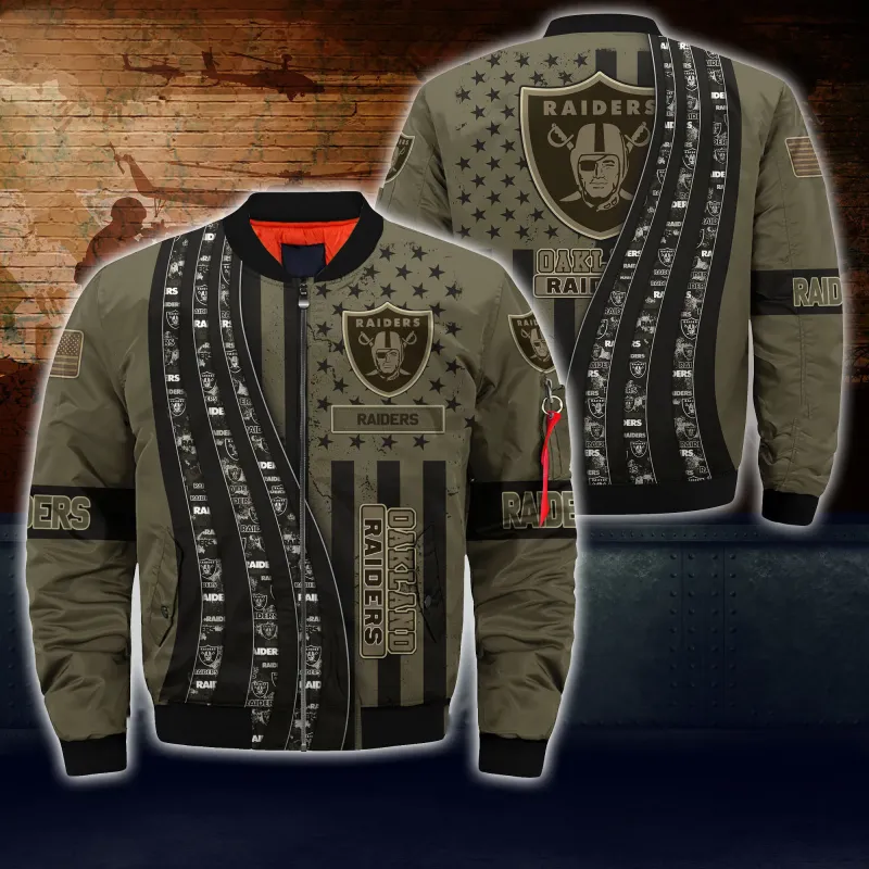 Las Vegas Raiders Thick Bomber Jacket