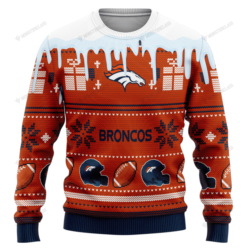 Denver Broncos Woolen Sweater 179 Design
