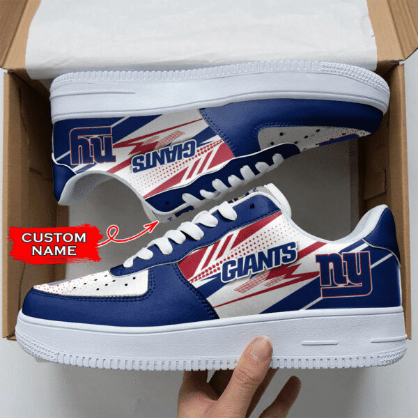 New York Giants Personalized Air Force 1 Shoes