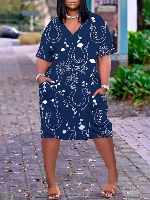 Indianapolis Colts Casual Pocket Dress