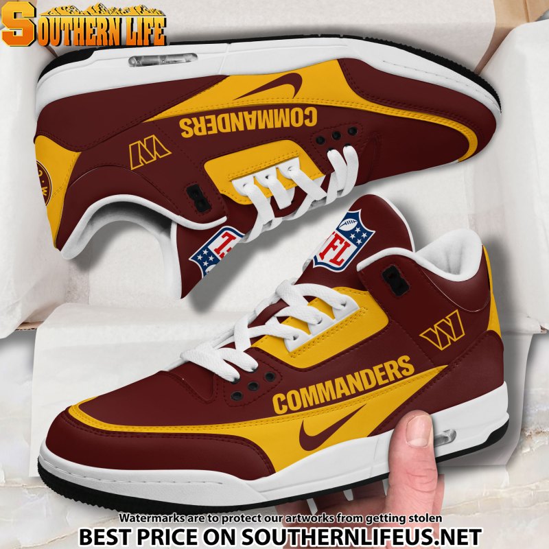 Washington Commanders JD3 New Sport Sneakers Side View
