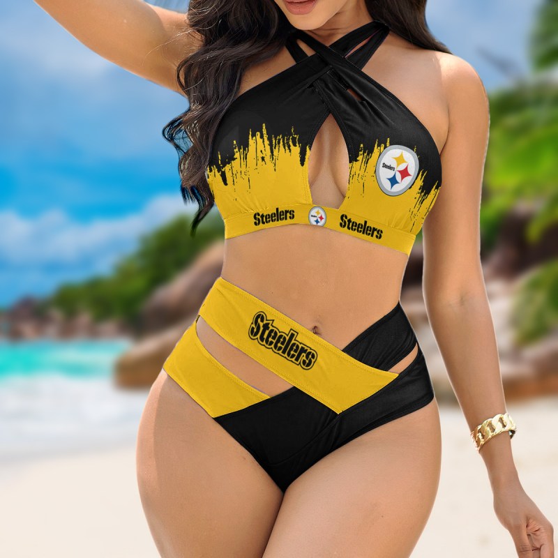 Pittsburgh Steelers Women's Bikini Swimsuit