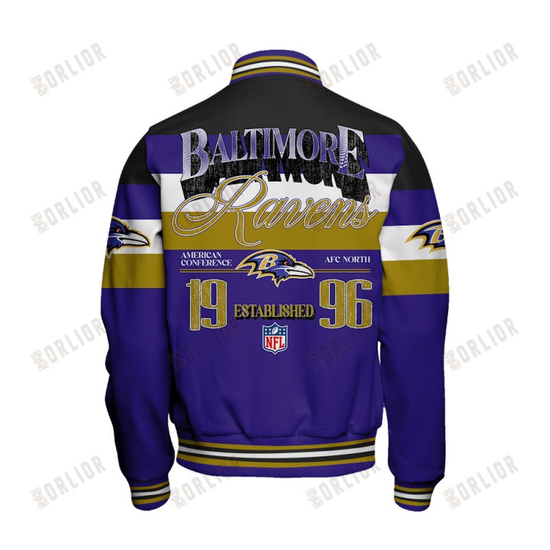 Baltimore Ravens Varsity Jacket Image 3