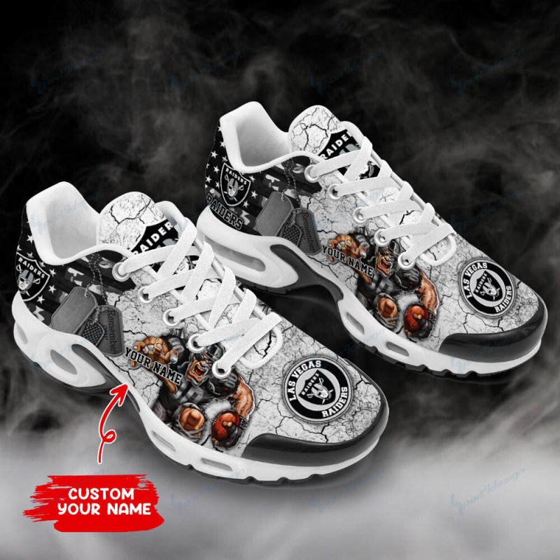Las Vegas Raiders Youth Sneakers - Side View