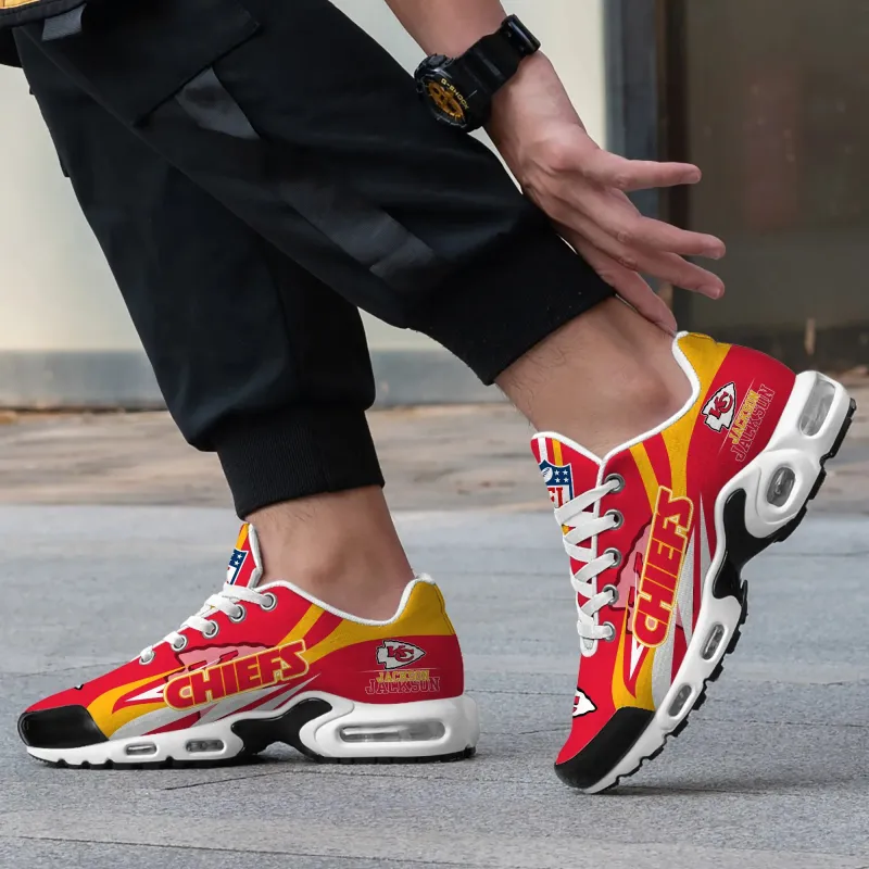 Kansas City Chiefs Personalized Plus T-N Youth Sneakers