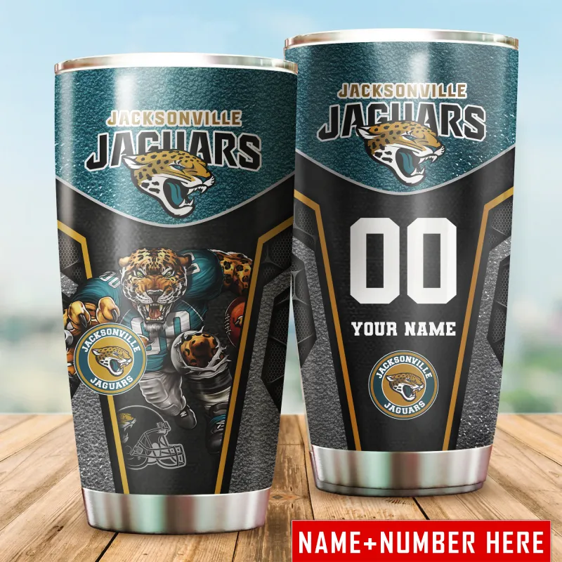 Jacksonville Jaguars Personalized Tumbler