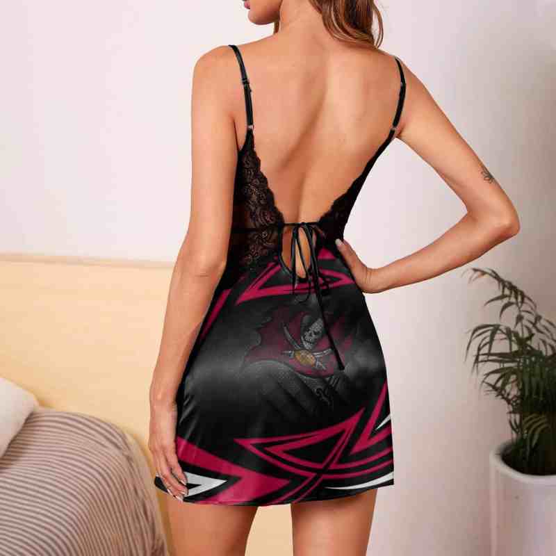 Back View of Tampa Bay Buccaneers Slip Dress