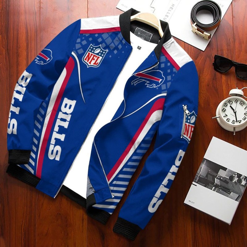 Buffalo Bills Bomber Jacket Front