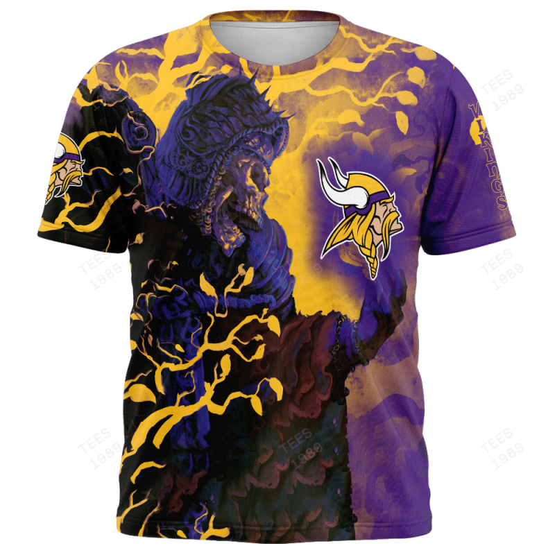 Minnesota Vikings All Over Printed Sweater 3