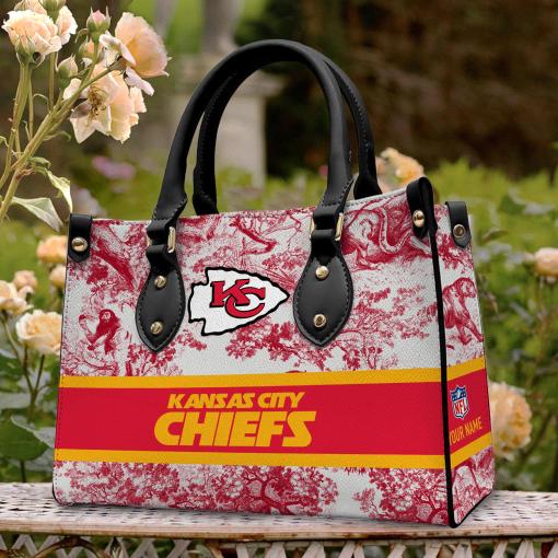Kansas City Chiefs Leather Hand Bag Lifestyle
