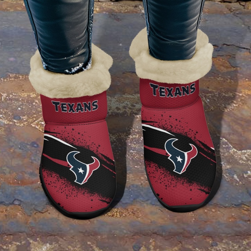 Houston Texans Comfy Winter Snow Boots