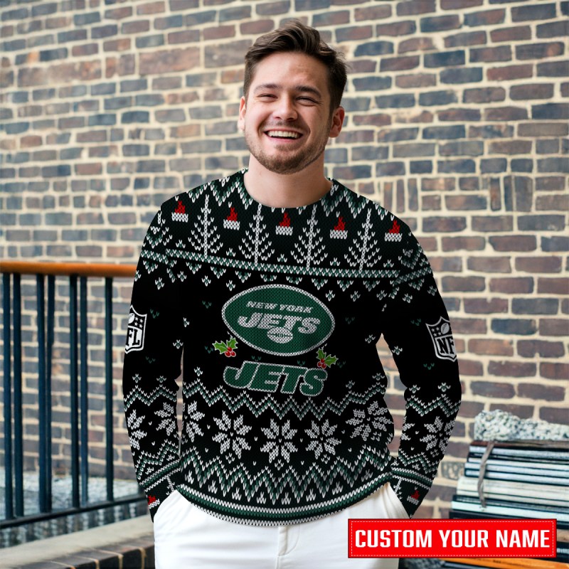 New York Jets Christmas Sweater 5