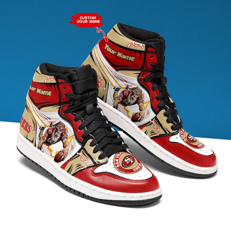 San Francisco 49ers JShoes - Back View