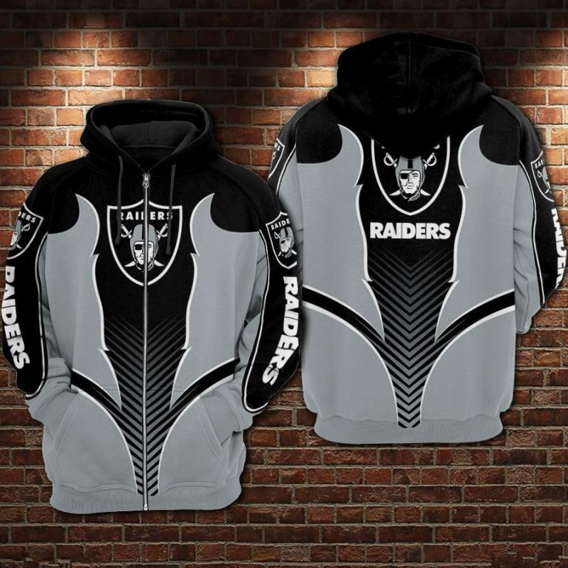Las Vegas Raiders Hoodie Side View