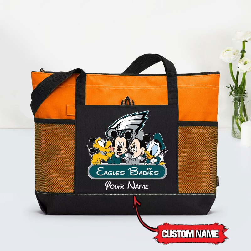 Philadelphia Eagles Tote Bag Orange