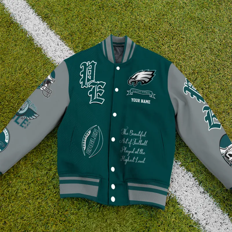 Philadelphia Eagles Varsity Jacket Image 3