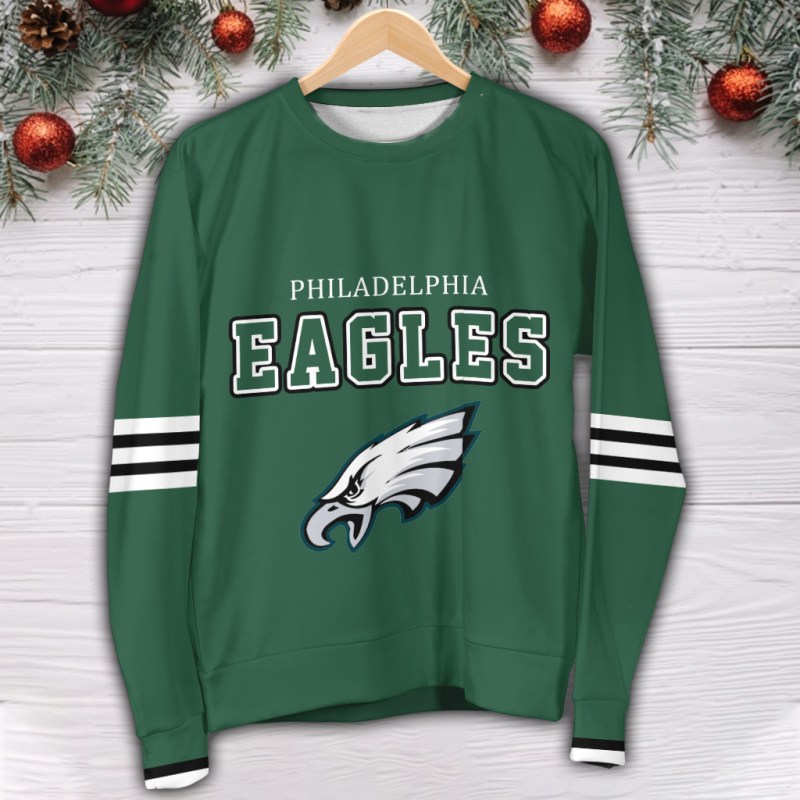 Philadelphia Eagles 3D Printed Sweater