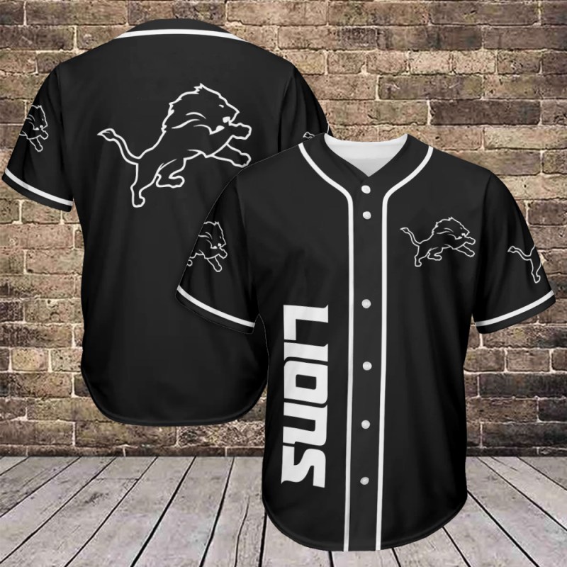 Detroit Lions Baseball Jersey
