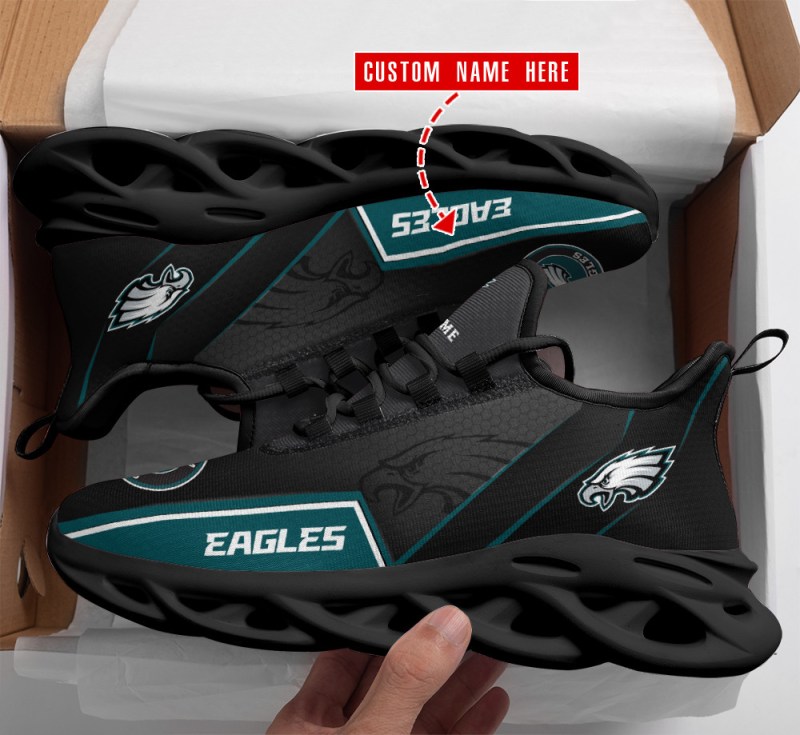 Philadelphia Eagles Personalized Yezy Running Sneakers 1