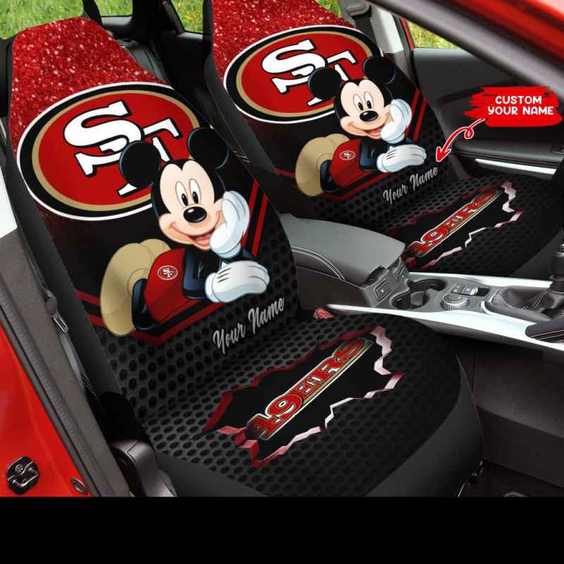 Personalized San Francisco 49ers Car Seat Covers
