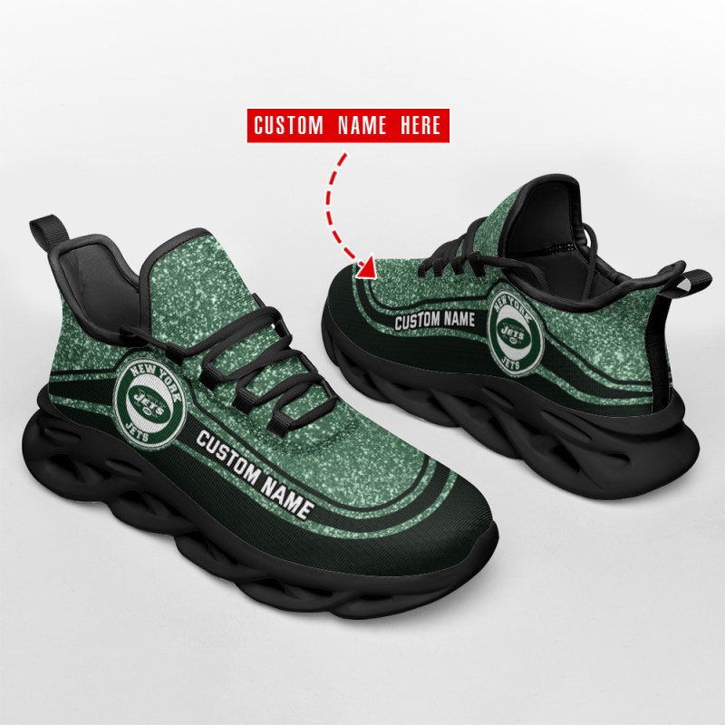 New York Jets Personalized Yezy Running Sneakers