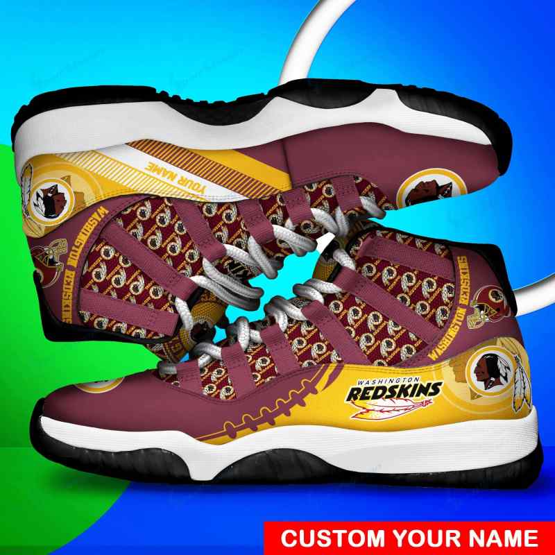 Washington Redskins Personalized AJD11 Sneakers