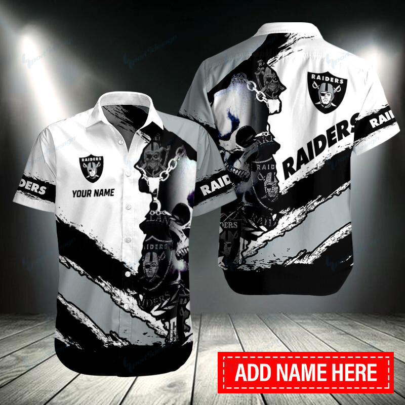 Sizing Chart for Las Vegas Raiders Personalized Button Shirt BB194
