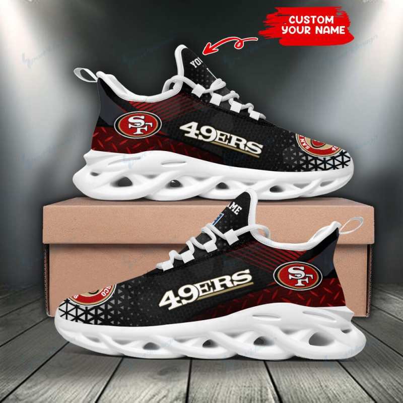San Francisco 49ers Personalized Yezy Running Sneakers