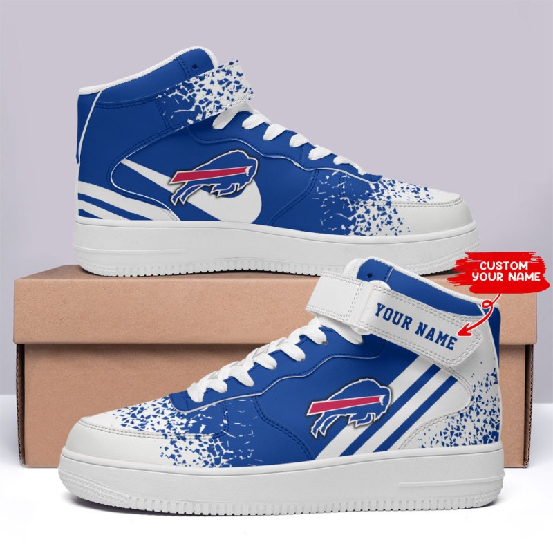 Buffalo Bills Personalized High AF1 Sneakers