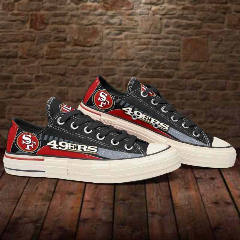 San Francisco 49ers New Low Top Canvas Shoes