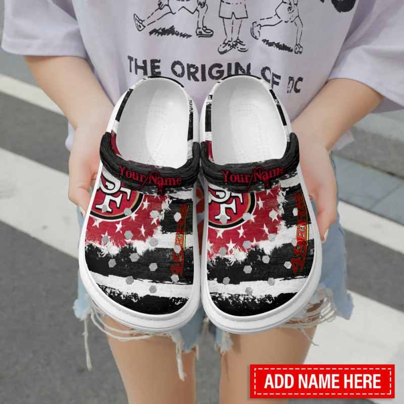 San Francisco 49ers Personalized Limited Clogs