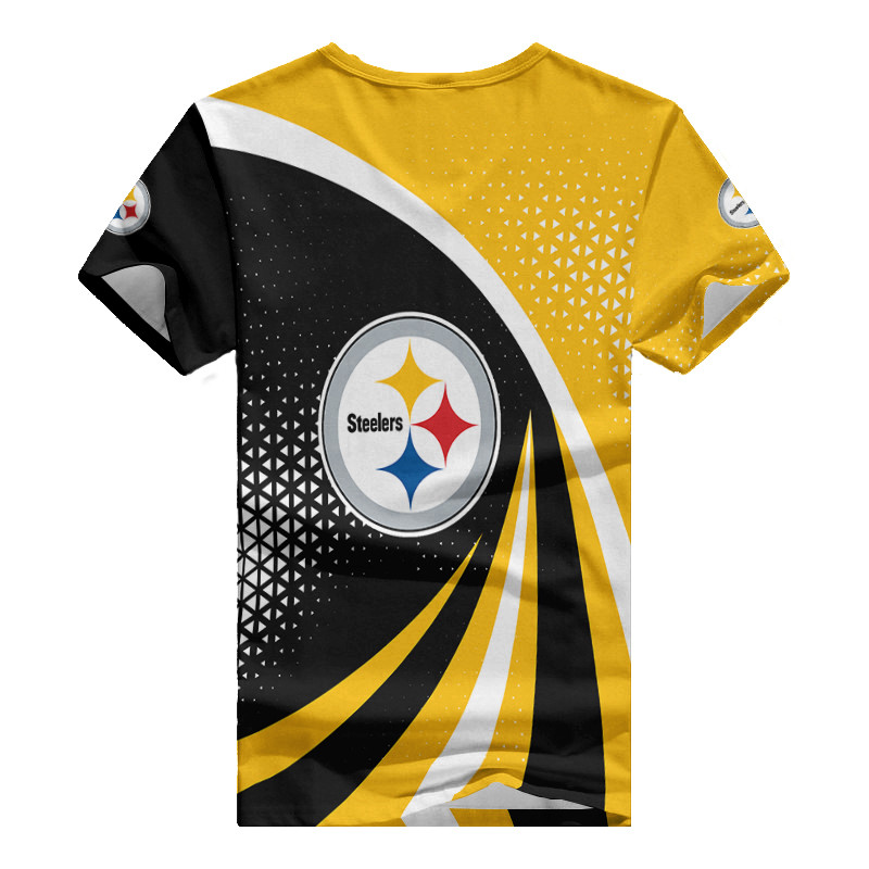 Pittsburgh Steelers Personalized Summer V-neck Women T-shirt